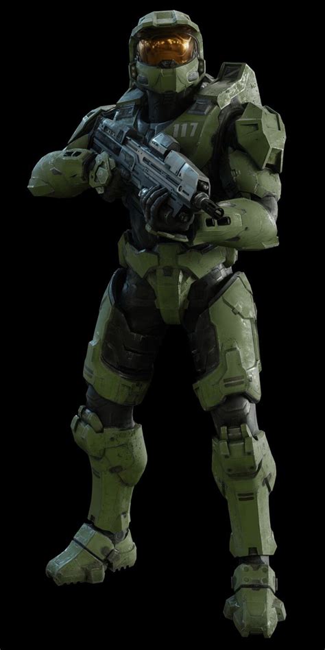 Halo Infinite Master Chief Full Body Renders Remake Of A H4 Chief