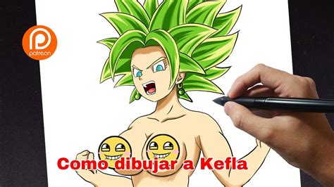 Como Dibujar A Kefla Dragon Ball Super How To Draw Kefla Youtube