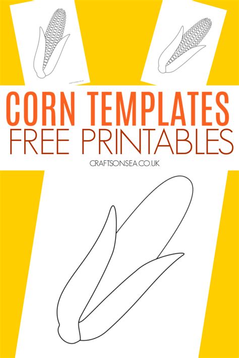 Free Printable Corn Template Printable