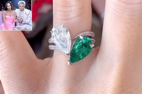 Machine Gun Kelly Says Megan Fox S Engagement Ring Hurts To Take Off