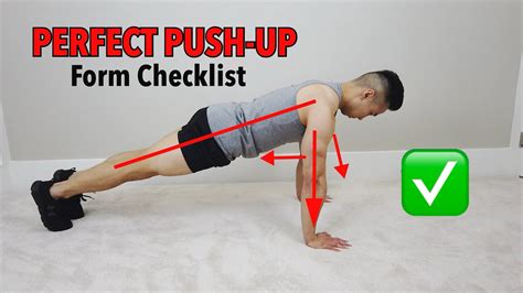 Perfect Push Up Form Checklist 4 Common Mistakes Youtube