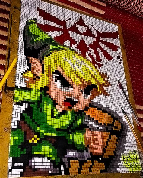 Pixel Art Link Legend Of Zelda By Jorgedesenhos On Deviantart