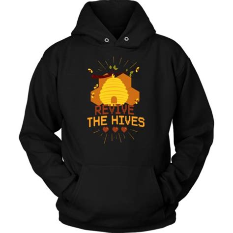 Revive The Hives Save The Bee Unisex Hoodie Unisex Hoodies Save The