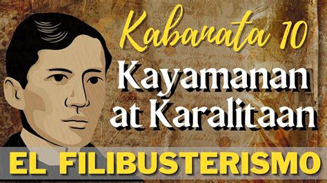 El Filibusterismo Kabanata 10 Kayamanan At Karalitaan Youtube