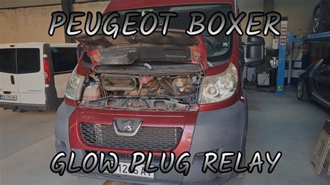 Peugeot Boxer Glow Plug Relay Location Локация на подгревно реле