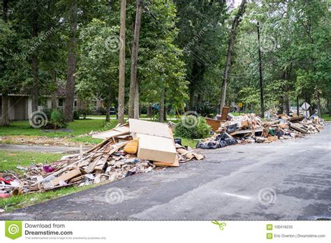 The Devastation Of Hurricane Harvey Stock Image Image Of Flood