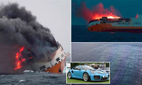 Cargo Ship Fire Luxury Cars Value - cargo ship fire luxury cars value