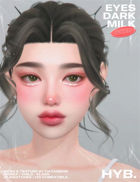Dark Milk Eyes At Hayanbom Sims 4 Updates