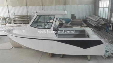 Abelly 21ft All Welded Aluminum Fishing Boat China Aluminum Boat And