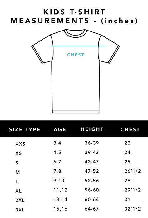 Hanes T Shirt Sizing Chart