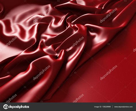 Red Fabric Silk Folds Texture Stock Photo By VERSUSstudio 136228988