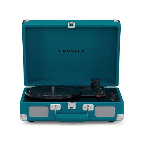 Crosley Cruiser Deluxe Turntable With Bluetooth Out Teal Gear4music