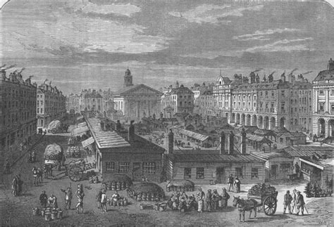 Covent Garden Covent Garden Market About 1820 London C1880 Old