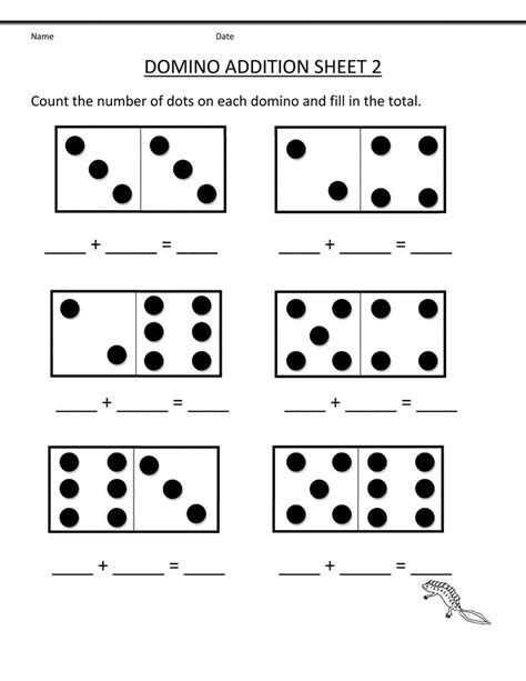 Some of the worksheets for this concept are touchmath kindergarten, pre k adventures in space, introduction to touchmath, math lesson plan 9, effectiveness of the touch math technique in teaching. Preschool Domino Addition Math Worksheets K5 Worksheets ...