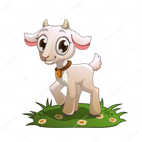 Cute Cartoon Goat — Stock Vector © Lilu330 62270281