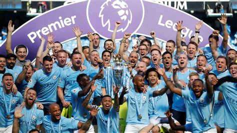 Watch Pep Guardiolas Swashbuckling Manchester City Lift Premier