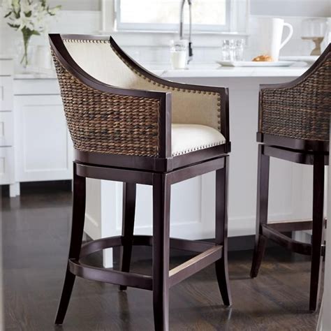 Rotating swivel bar stools are great for bars that have alot of traffic. Sheldon Swivel Bar and Counter Stools | Frontgate | World ...