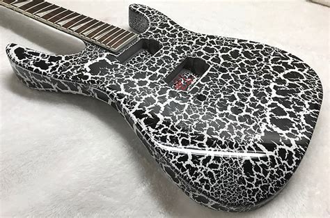 Crackle Paint Jackson Guitar Sims Guitar Refinishing