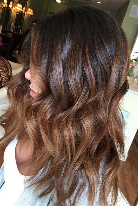 Excellent combination that helps the two colors to. Balayage Hair Color Ideas in Brown to Caramel Tones ★ See ...