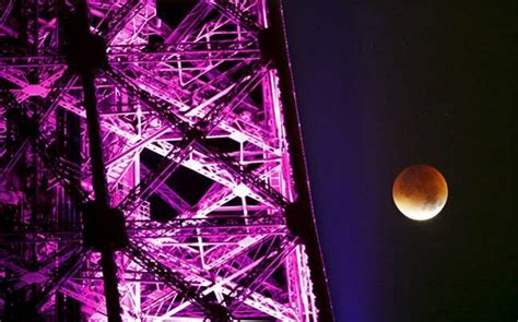 Eiffel Tower Lit Pink For Breast Cancer Awareness India Today