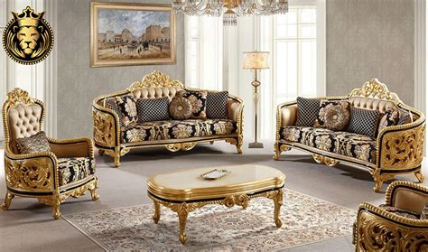 Kolhapur Classic Style Luxury Sofa Set Royalzig