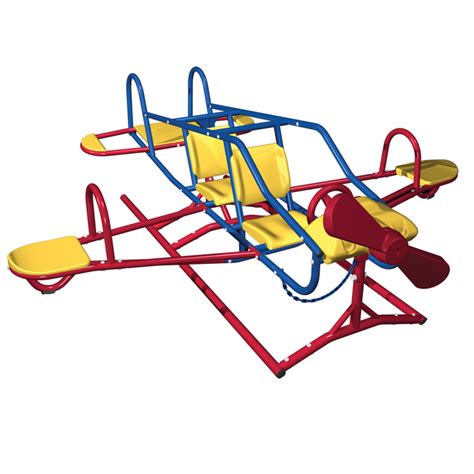 Lifetime Ace Flyer Airplane Teeter Totter See Saw In Red 3 Years