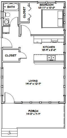 Get up to 40% off consulting services for a limited time only. 14x40 cabin floor plans | Tiny House | Pinterest | Cabin ...