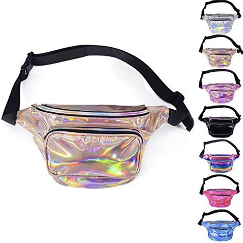 Leado Holographic Fanny Pack Waterproof Fanny Packs For Women And Men