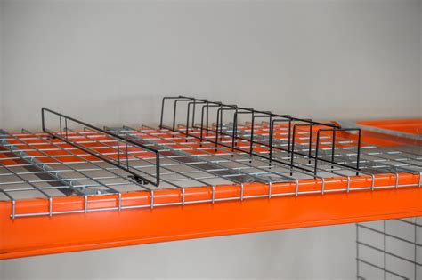 Pallet Rack Dividers Warehouse Vertical Wire Deck Etalex