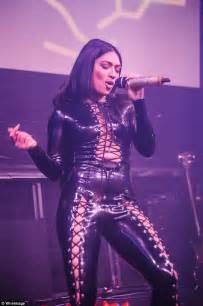 Vanessa White Sheds Her Squeaky Clean Image As She Rocks Latex Catsuit