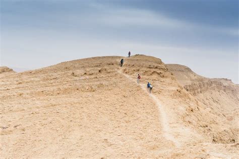 Hiking In Israeli Stone Desert Editorial Stock Image Image Of Desert