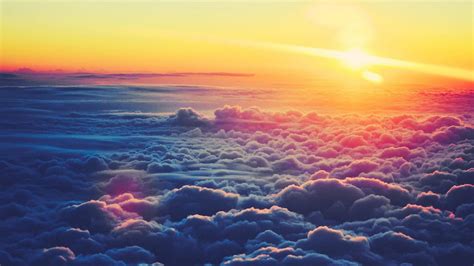 Sunrise Above The Clouds Image Abyss