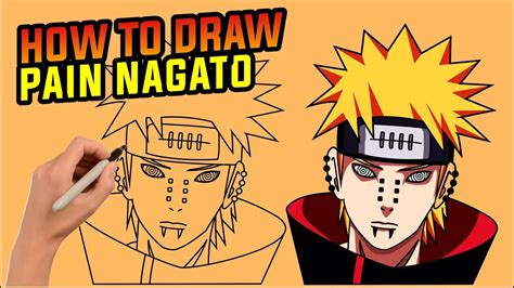 How To Draw Pain Nagato Step By Step Easy Drawing Tutorial Youtube