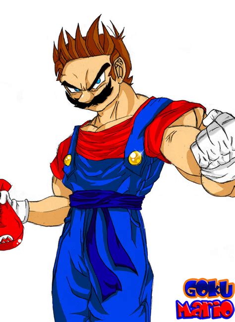 Goku Mario In Color By Asten 94 On Deviantart