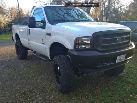 Custom Lifted 2001 Ford F350 Powerstroke Diesel 7 3l 4x4 6 Speed Manual