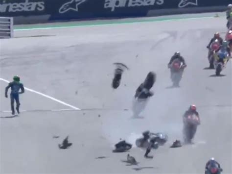 Moto2 Motogp 2020 Horror Crashes Shock Motorsport World In Austrian