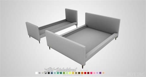 Josef And Scandinavian Bed Frames At Onyx Sims Sims 4 Updates