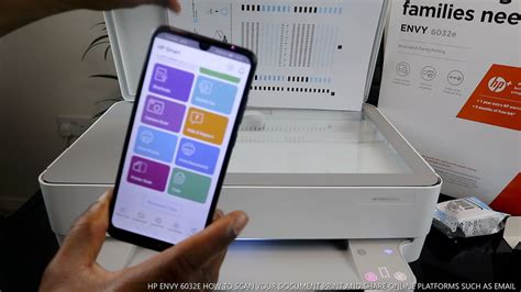 Hp Envy 6032e How To Scan Your Document Print And Share Online