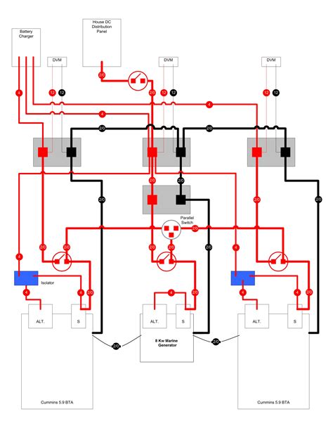 Typical Dc Power Distribution Example Seaboard Marine