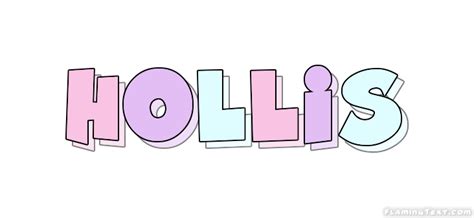 Hollis Logo Free Name Design Tool From Flaming Text