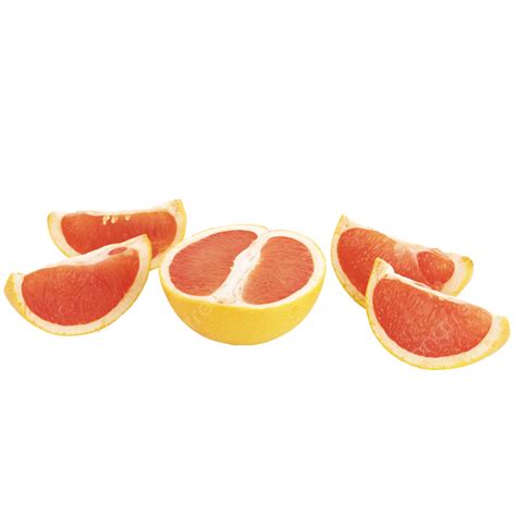 Grapefruit Slice Cross Section Fruit Sour And Sweet Grapefruit