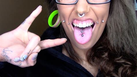 All About My Double Tongue Piercing Angelvicious Youtube