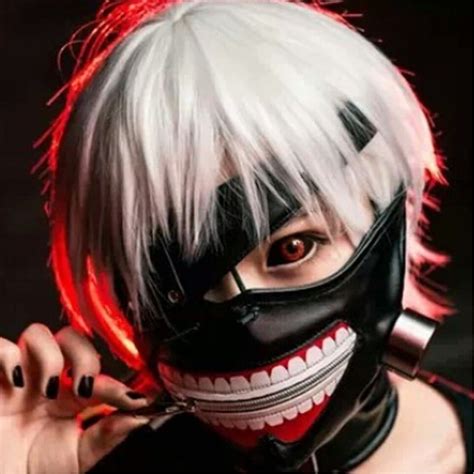 Cosplay maske von ken kaneki aus dem anime tokyo ghoul. Mascara Cosplay Tokyo Ghoul Ken Kaneki - $ 229.00 en ...