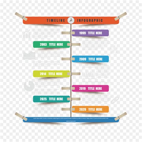 Infographic Timeline Template Gambar Png