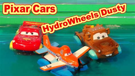 Disney Pixar Cars With Hydrowheels Lightning Mcqueen Mater And Pontoon