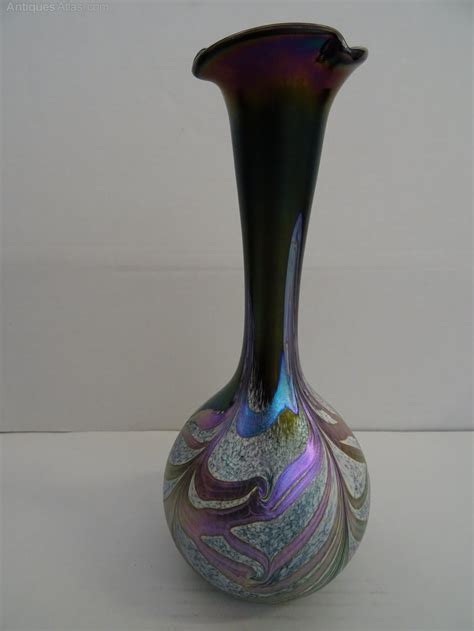 Antiques Atlas Richard Golding Okra Glass Vase