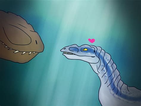 Rexy And Blue By Abbadoo02 On Deviantart