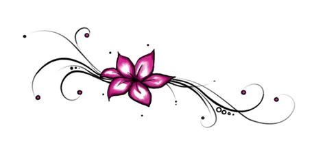 Pink Flower Tattoos Designs Best Flower Site