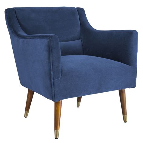 Handmade classic ocean navy blue velvet chesterfield snuggle chair, love seat. Alresford Armchair in Navy Velvet | Atkin and Thyme ...