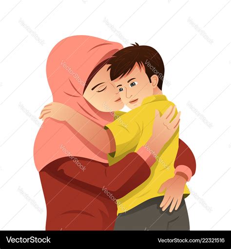 hug mother and son clipart pic connect